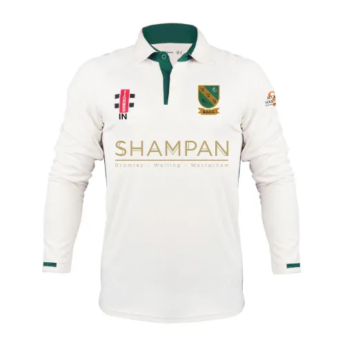 gray-nicolls-bromley-common-cc-senior-pro-performance-v3-maglia-manica-lunga-avo image 1