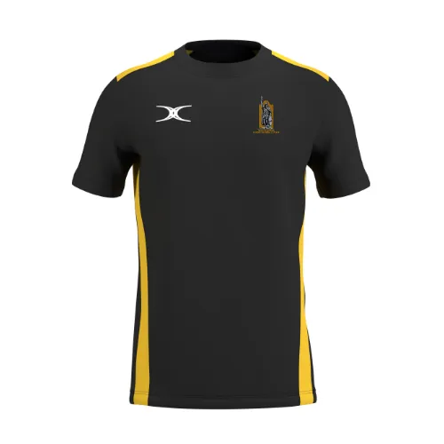 gilbert-rugby-winchester-rfc-junior-atom-t-shirt-rugby-manica-corta-nero-oro image 1
