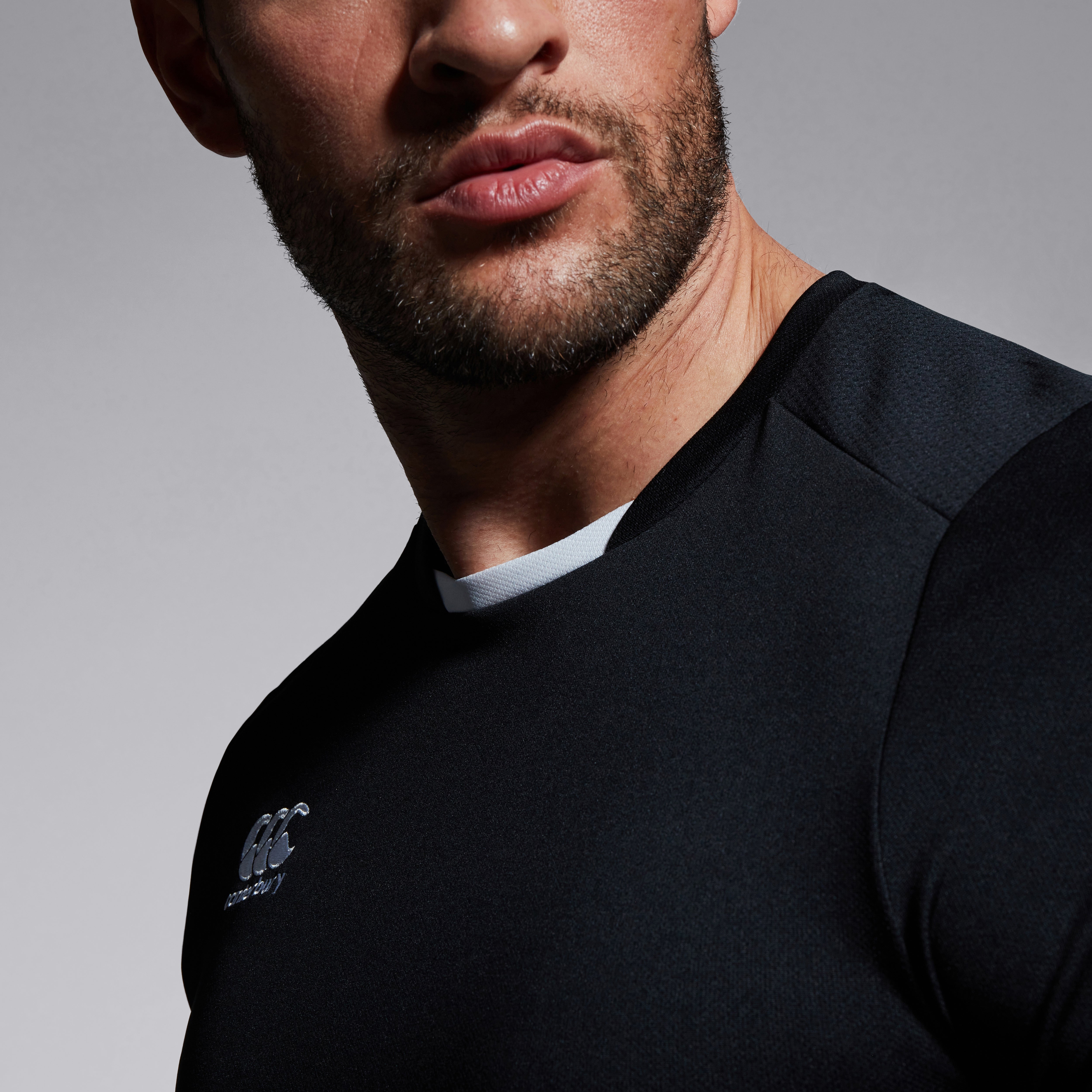 canterbury-mens-club-dry-tee-black-uomo-t-shirt-tecnica-rugby image 8
