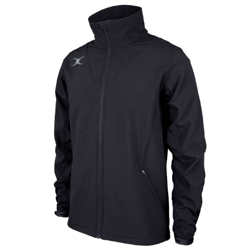 gilbert-rugby-ayrshire-bulls-rfc-pro-giacca-softshell-uomo-nera-full-zip image 1