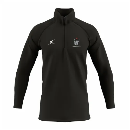 gilbert-rugby-southern-nomads-rufc-junior-gts-felpa-1-4-zip-collo-alto-nero image 1
