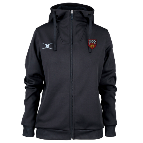 gilbert-rugby-skipton-rfc-pro-hoody-donna-nera-felpa-adulto image 1