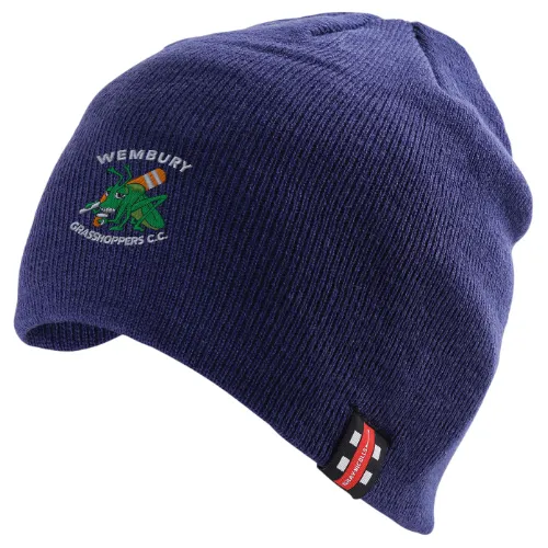 gray-nicolls-wembury-cc-beanie-hat-senior-blu-navy-scuro image 1