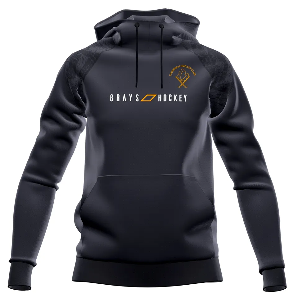 grays-thurrock-h-c-gts-hoodie-donna-nero-felpa-hockey image 1