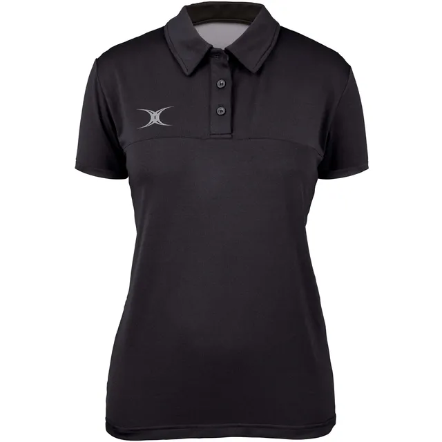gilbert-rugby-pro-polo-donna-rugby-nera image 1