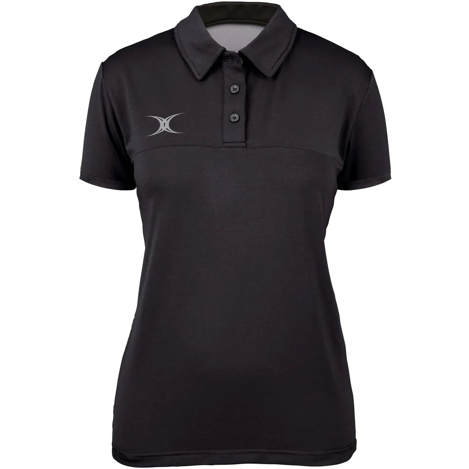 gilbert-rugby-pro-polo-donna-rugby-nera image 1