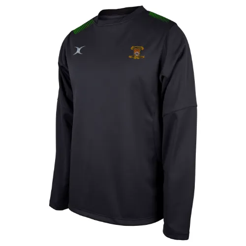 gilbert-rugby-cowbridge-rc-top-warm-up-pro-adulto-nero image 1