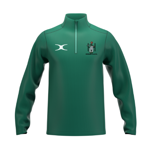 gilbert-rugby-southern-nomads-rufc-junior-pile-1-4-zip-atom-verde image 1