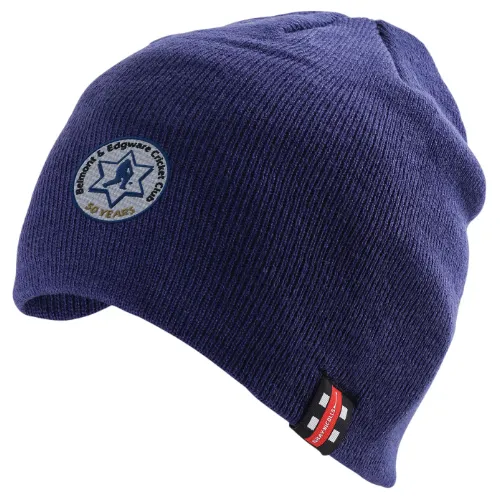 gray-nicolls-cappello-beanie-cricket-senior-belmont-edgware-cc-blu-navy-scuro image 1