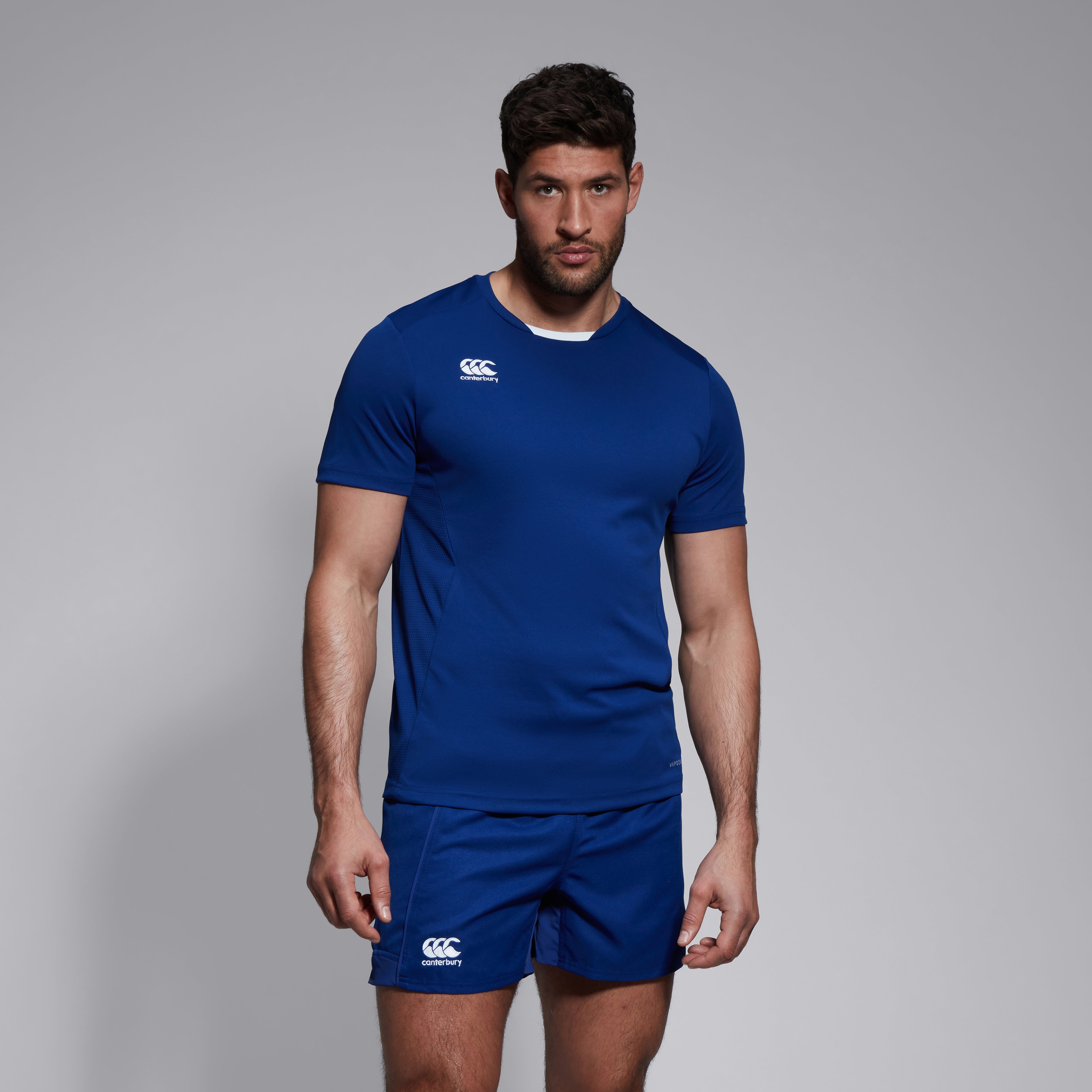 canterbury-club-dry-tee-uomo-maglia-rugby-blu image 2