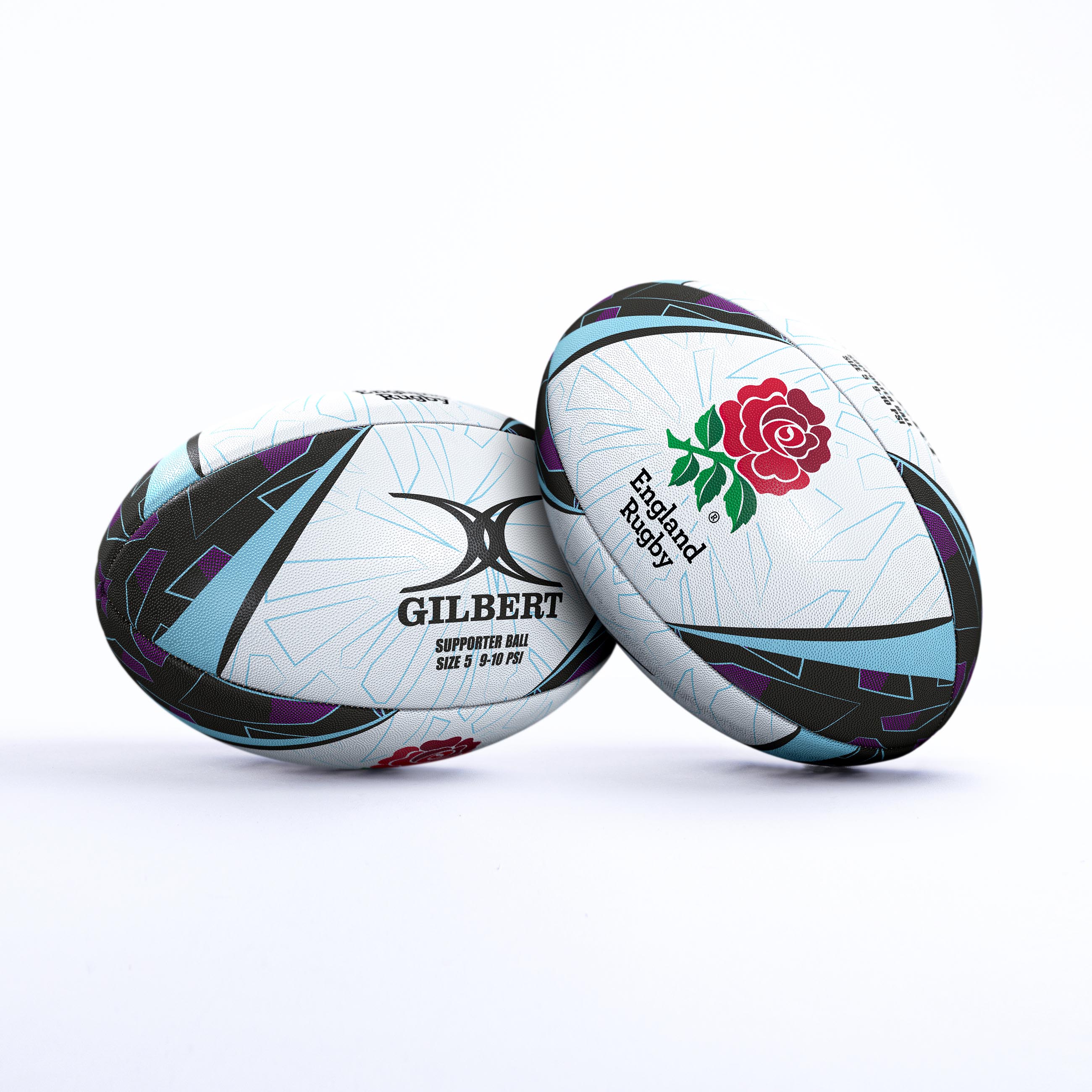 gilbert-rugby-england-red-roses-supporter-ball-away-pallone-rugby-n-5 image 1