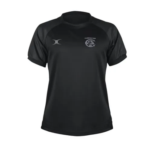 gilbert-rugby-cumbernauld-rfc-evo-t-shirt-manica-corta-senior-nero image 1