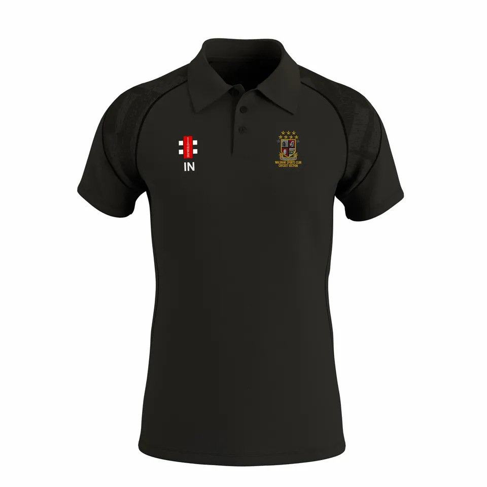 gray-nicolls-walshaw-cricket-club-senior-polo-manica-corta-gts-nera image 1