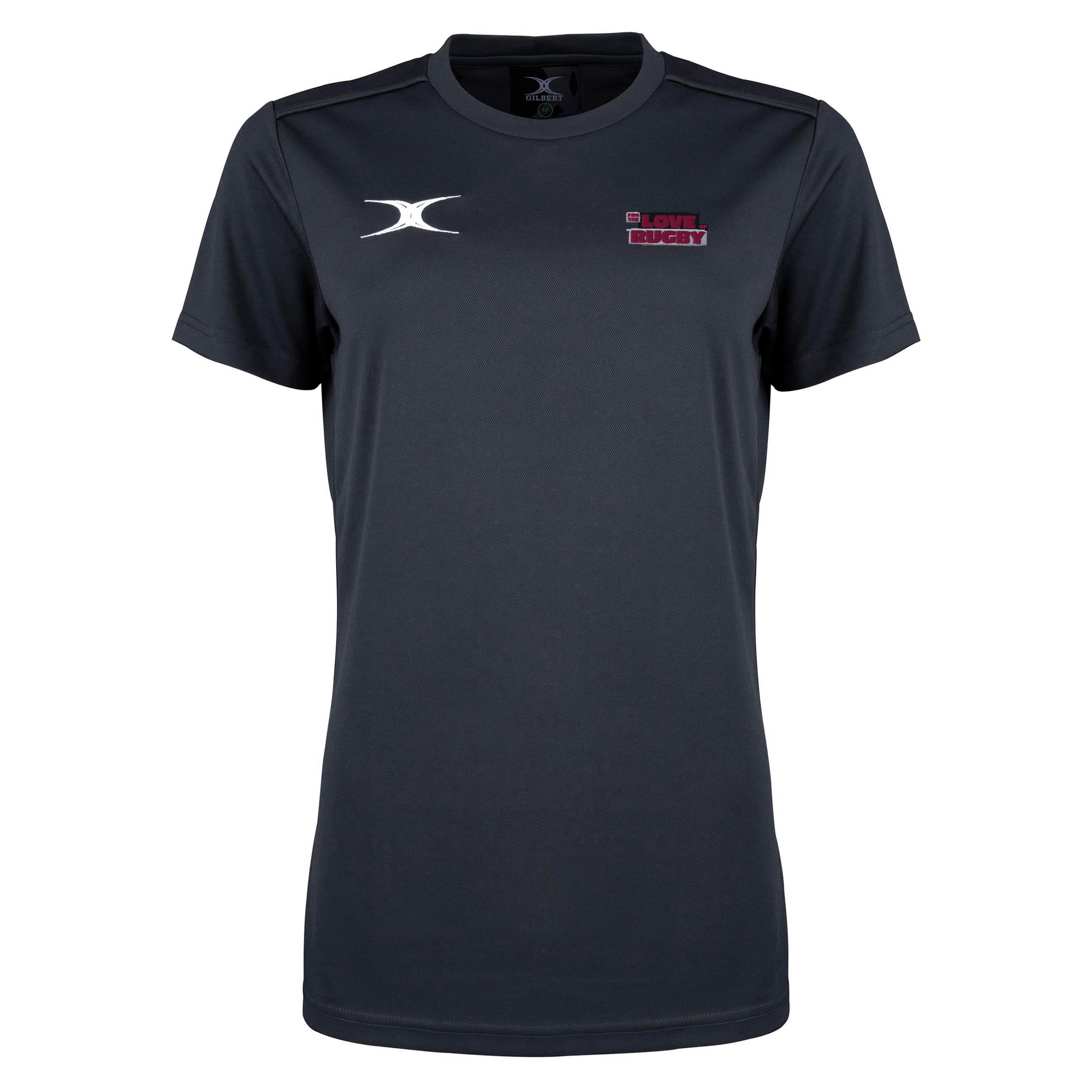 gilbert-rugby-photon-ii-t-shirt-senior-for-the-love-of-rugby-nero-manica-corta image 1