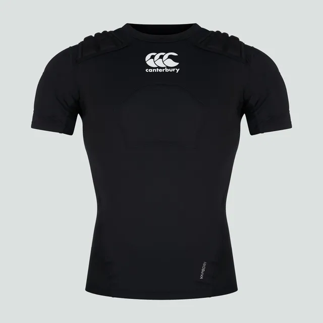 canterbury-ccc-pro-protection-vest-gilet-protettivo-rugby-unisex-nero image 1
