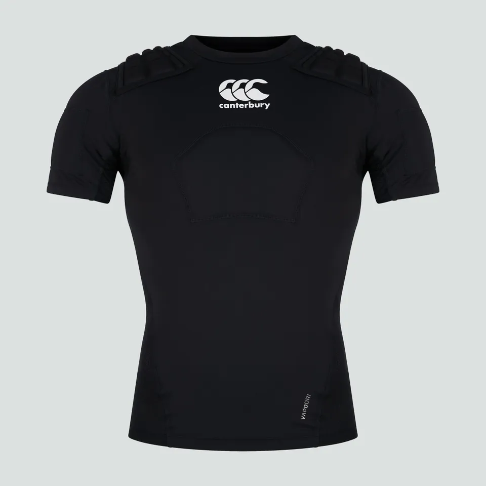 canterbury-ccc-pro-protection-vest-gilet-protettivo-rugby-unisex-nero image 1