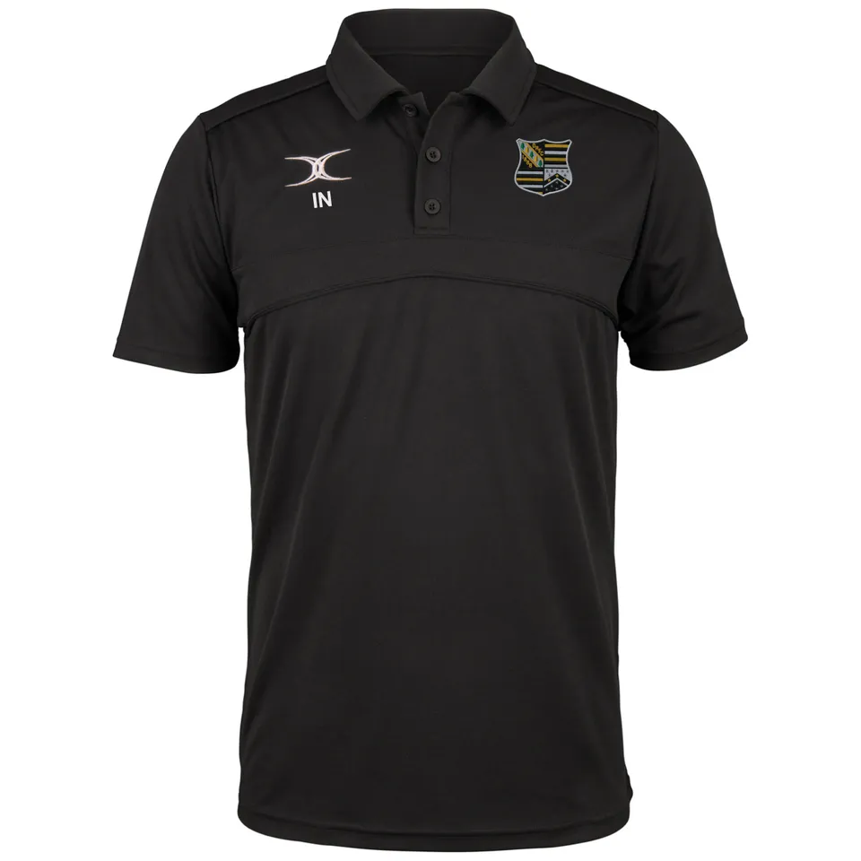 gilbert-rugby-photon-polo-oadby-wyggestonians-rfc-junior-nero image 1