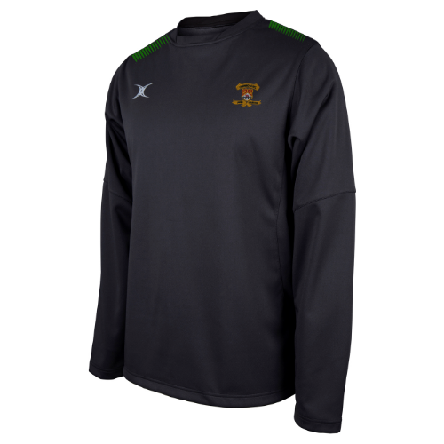 gilbert-rugby-cowbridge-rc-top-warm-up-pro-adulto-nero image 1