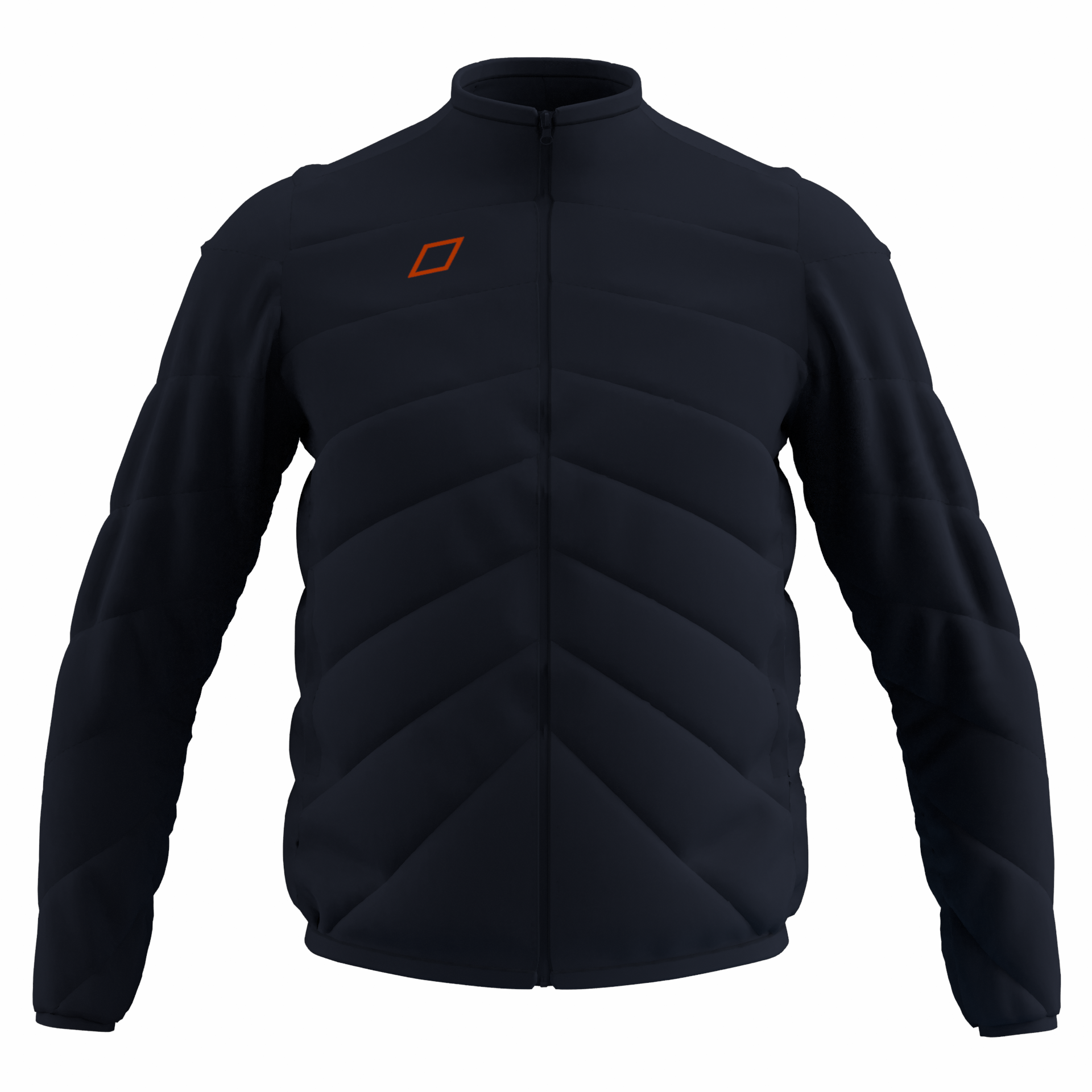 grays-performance-giacca-full-zip-trapuntata-nera-navy-2025 image 7