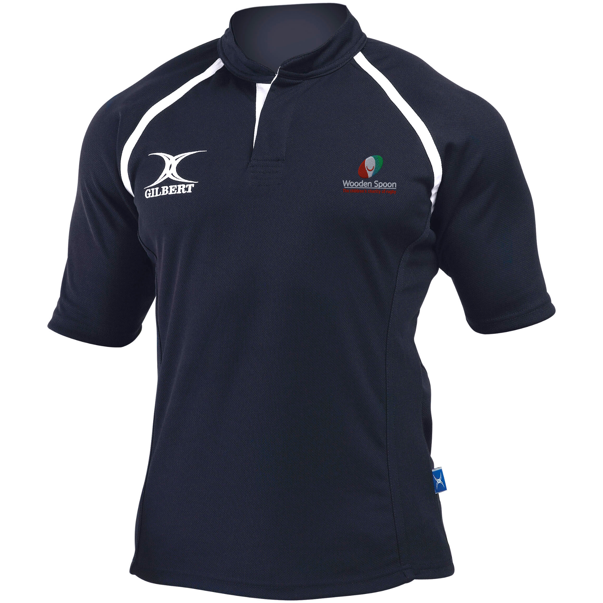 gilbert-rugby-wooden-spoon-camicia-xact-ii-monochrome-uomo-blu-navy image 1