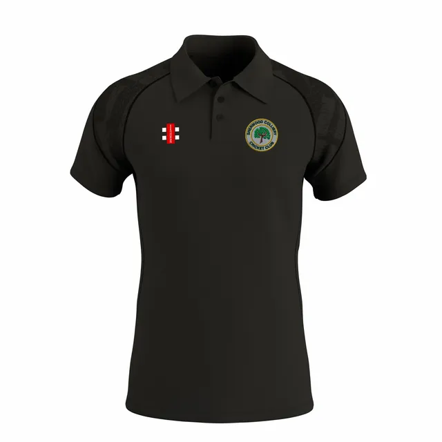 gray-nicolls-gts-polo-manica-corta-sherwood-colliery-nero-senior image 1