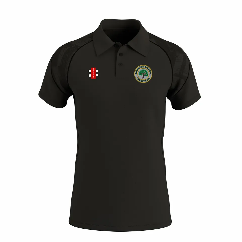 gray-nicolls-gts-polo-manica-corta-sherwood-colliery-nero-senior image 1