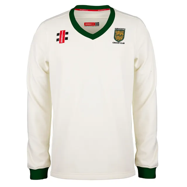 gray-nicolls-pro-performance-maglione-match-adulto-kibworth-cc-avorio-verde image 1