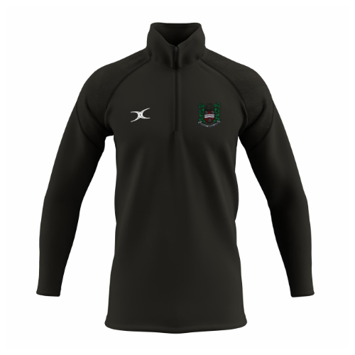 gilbert-rugby-whitby-rfc-senior-gts-pile-1-4-zip-nero image 1