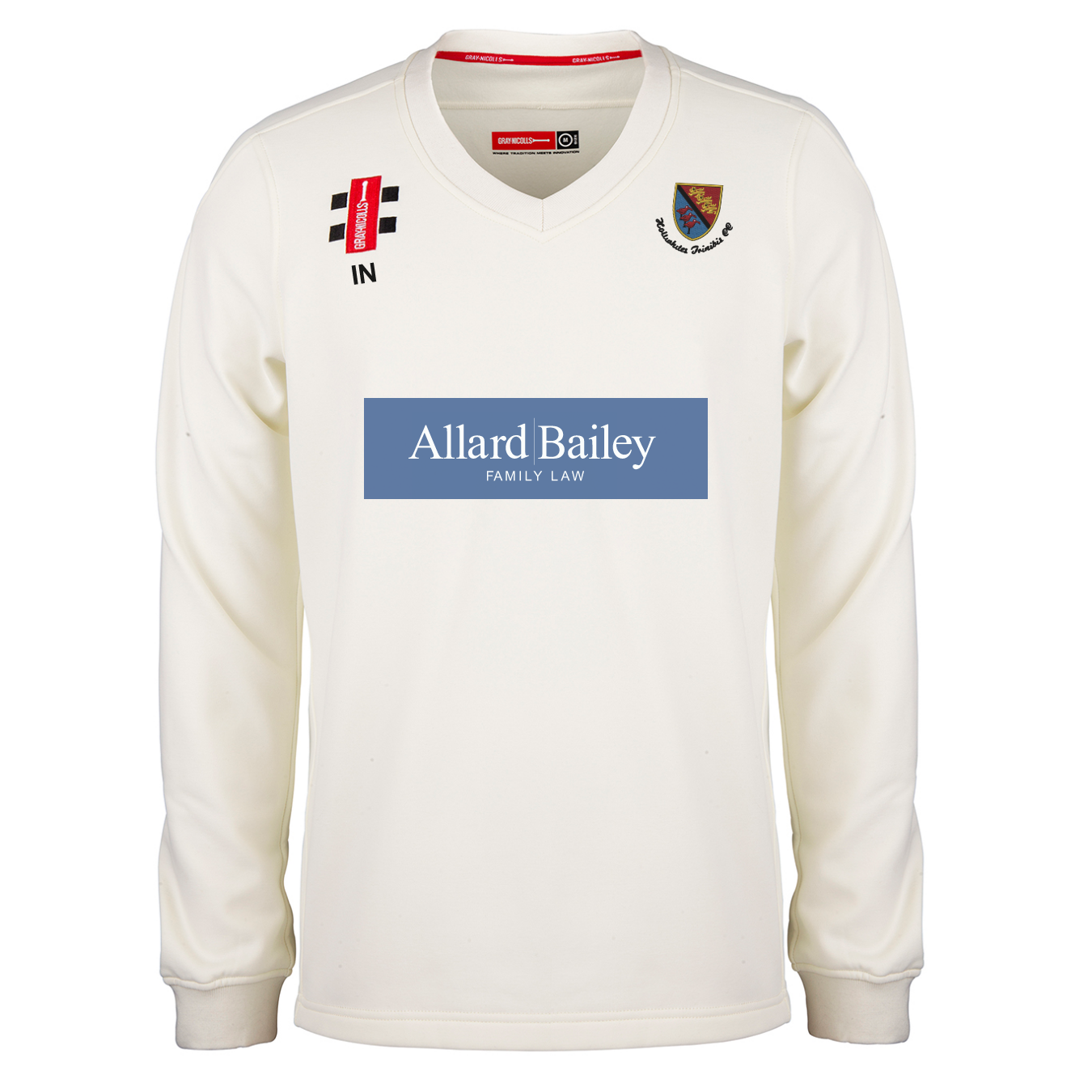 gray-nicolls-holtwhites-trinibis-cc-maglione-pro-performance-bambino-avorio image 1