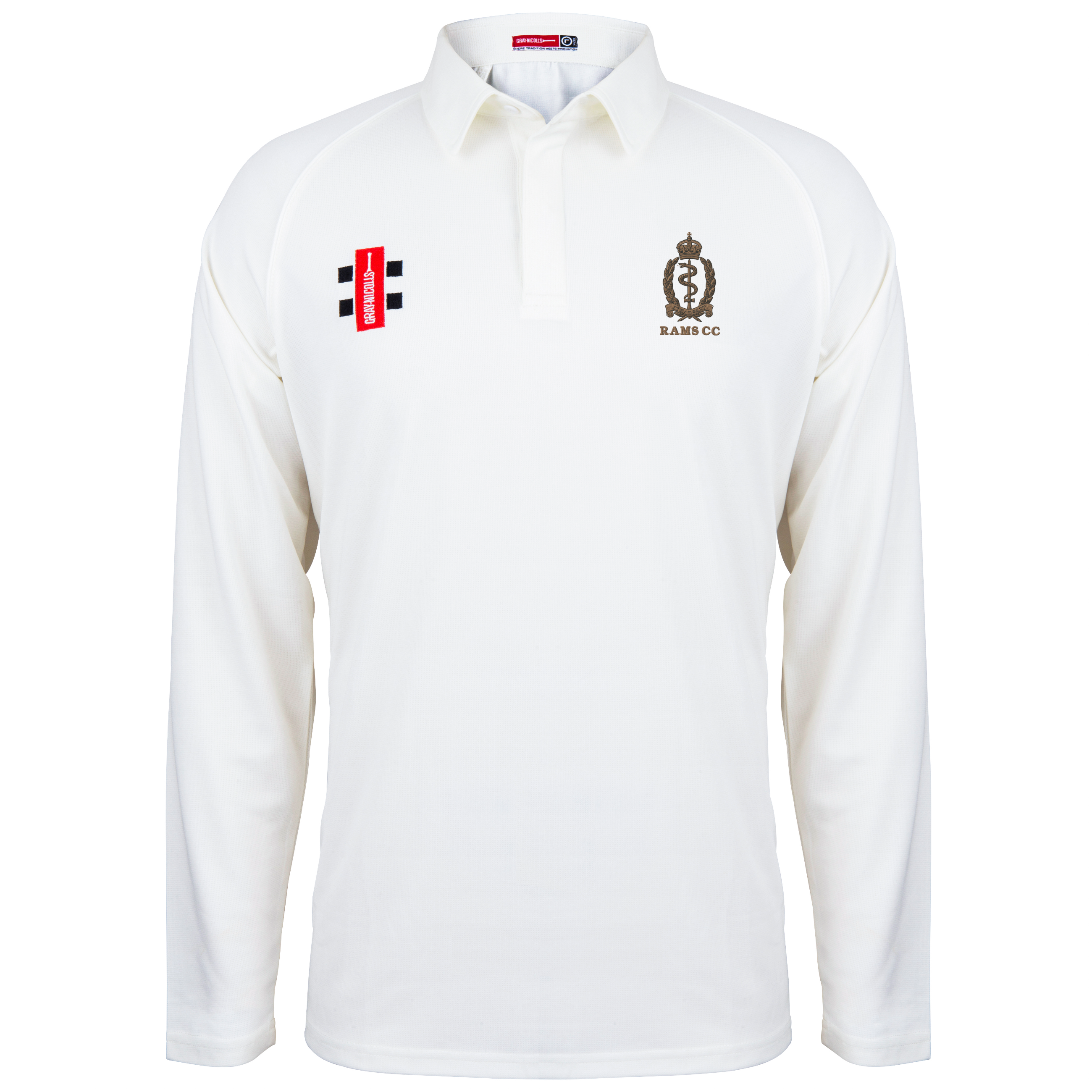 gray-nicolls-matrix-v2-maglia-cricket-manica-lunga-senior-royal-army-medical-ser image 1