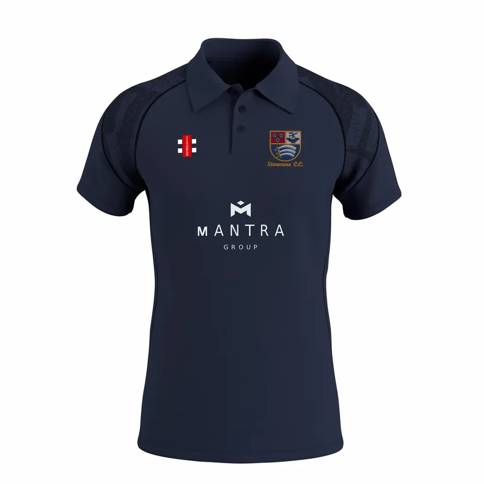 gray-nicolls-stanmore-cc-senior-gts-polo-manica-corta-dark-navy-polo-tecnica-cri image 1