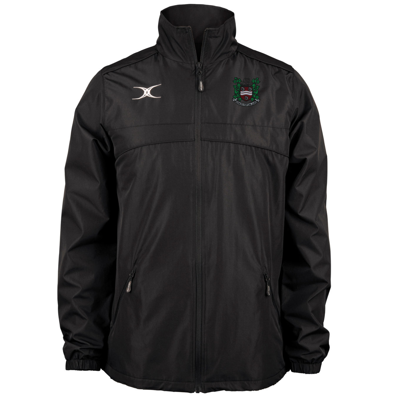 gilbert-rugby-whitby-rfc-uomo-giacca-full-zip-photon-nera image 1