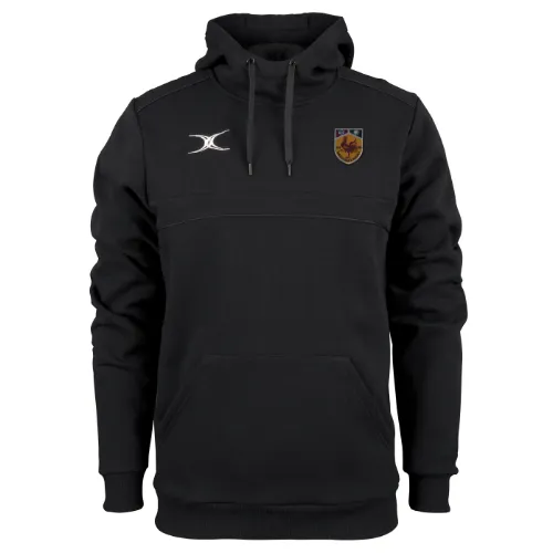 gilbert-rugby-harrogate-rufc-photon-felpa-con-cappuccio-bambino-nera image 1