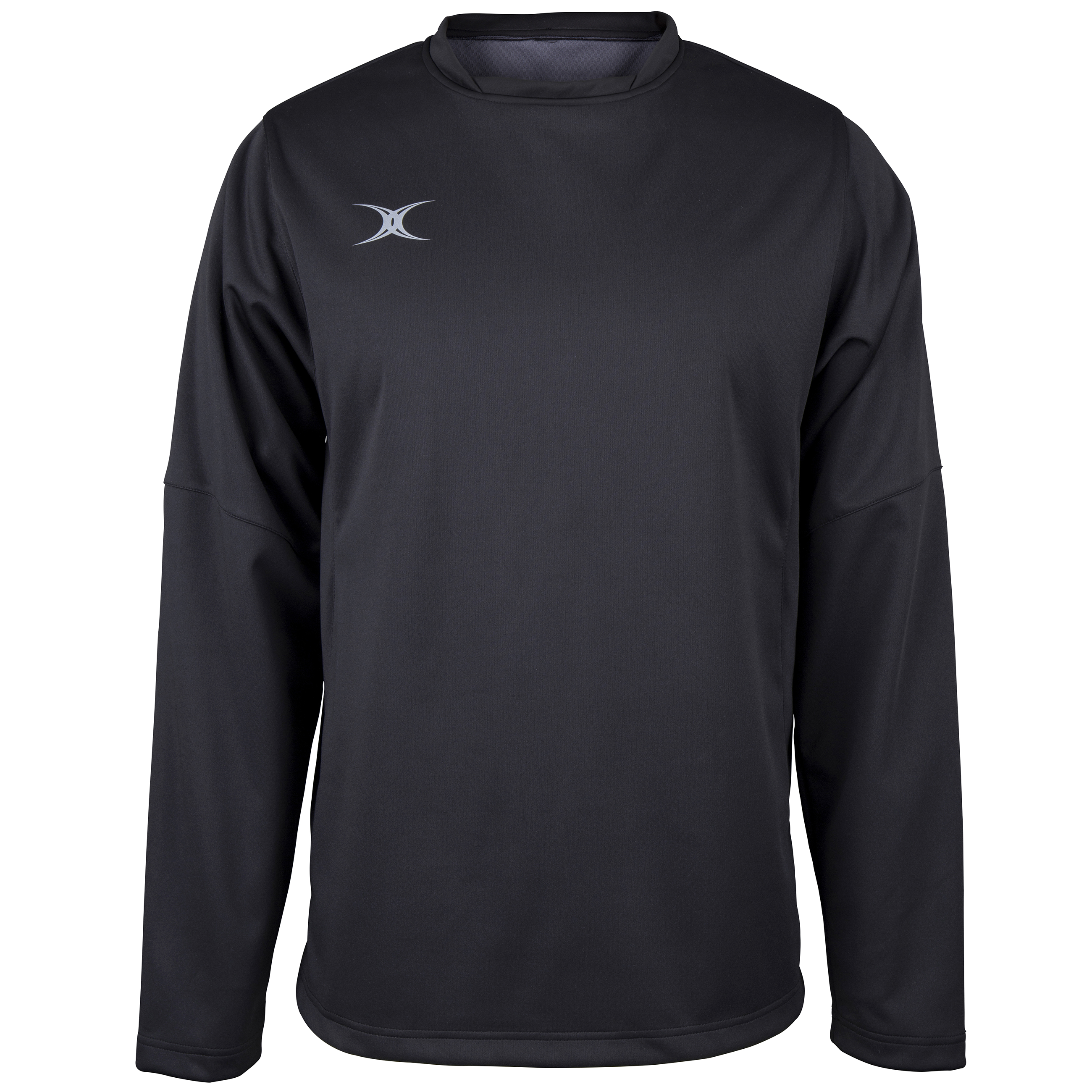 gilbert-rugby-pro-warm-up-top-uomo-felpa-rugby-nero-blu-navy image 4