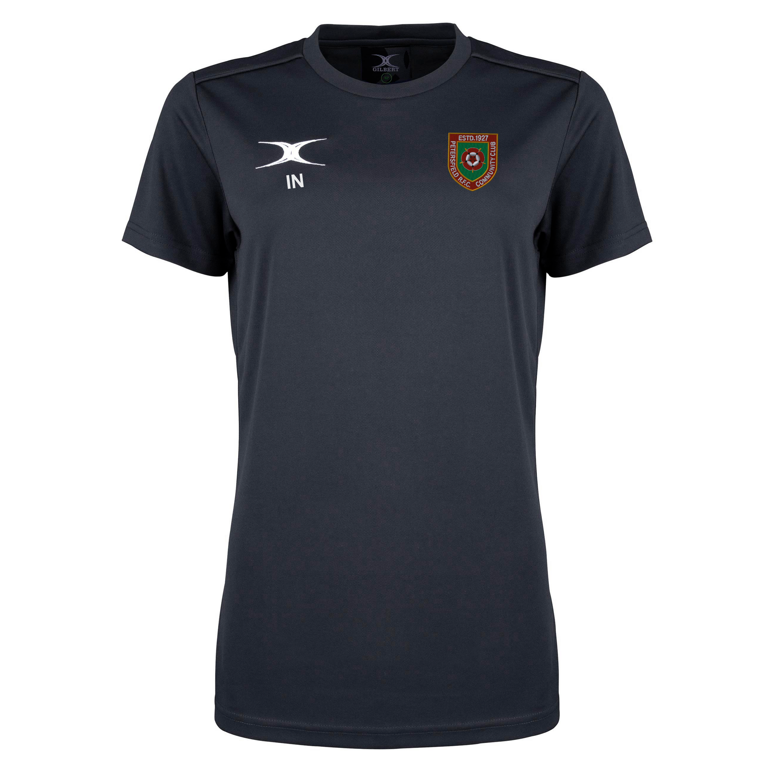 gilbert-rugby-photon-ii-t-shirt-petersfield-rfc-senior-nero-manica-corta image 1