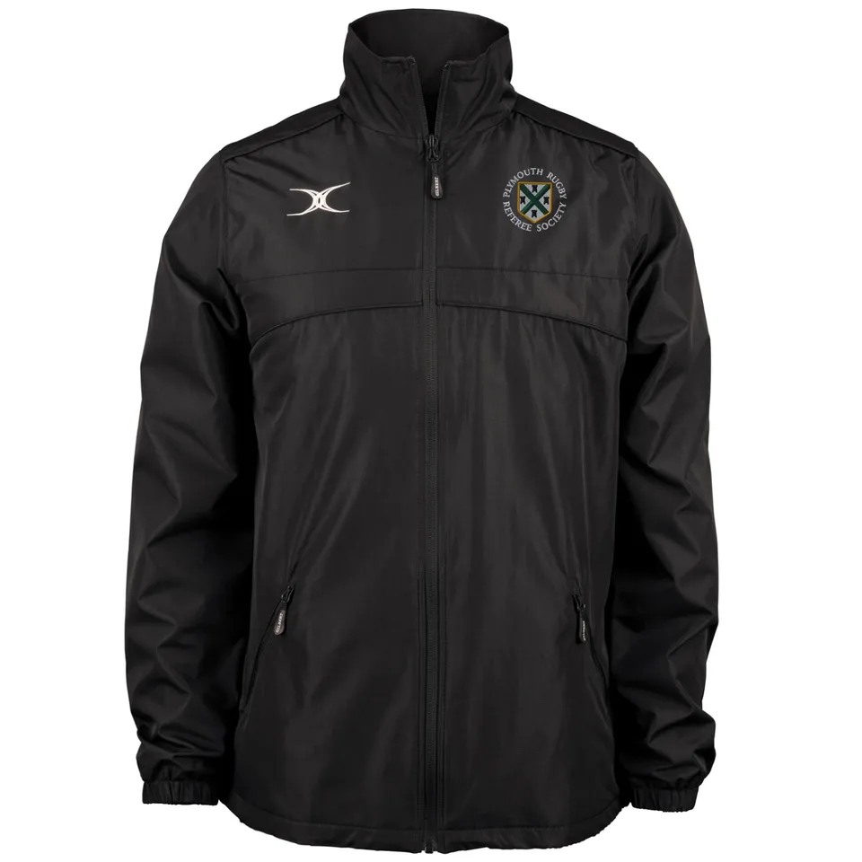gilbert-rugby-plymouth-rugby-referee-society-photon-giacca-full-zip-nera-senior image 1
