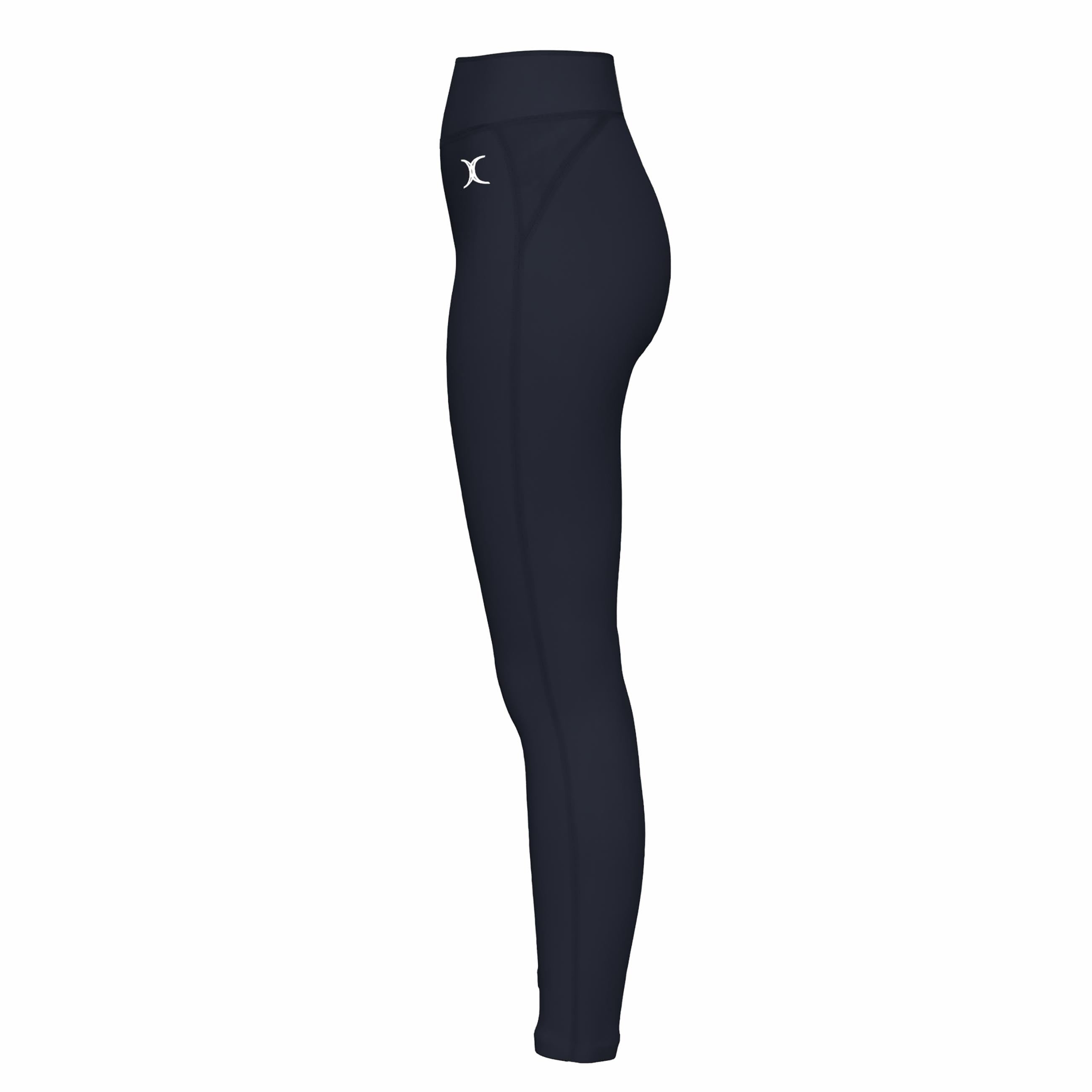gilbert-rugby-gts-leggings-donna-vita-alta-neri-e-blu-navy image 8