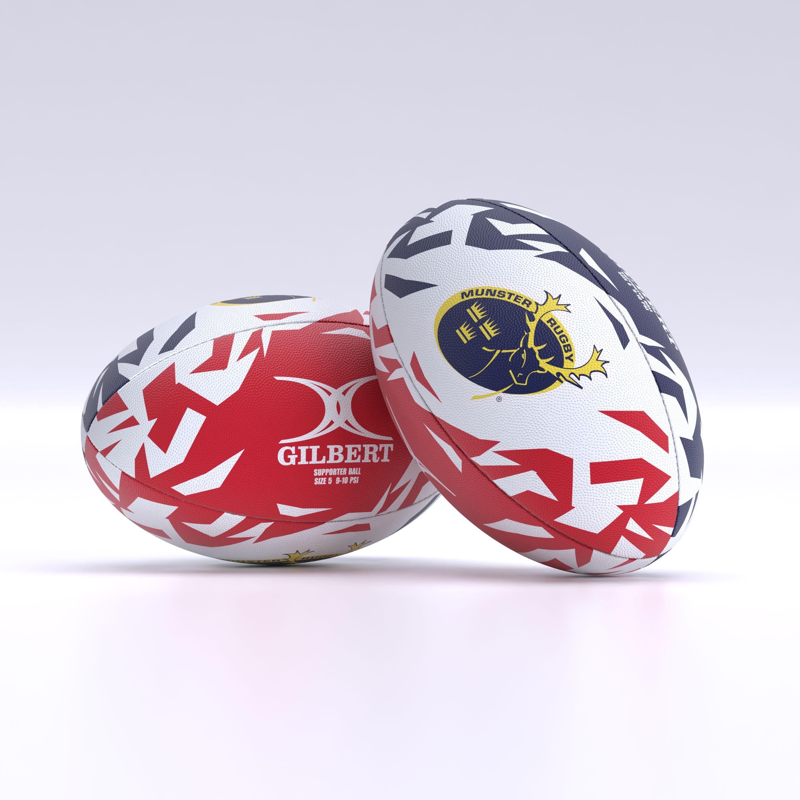 gilbert-rugby-barbarian-pallone-supporter-munster-misura-4 image 1