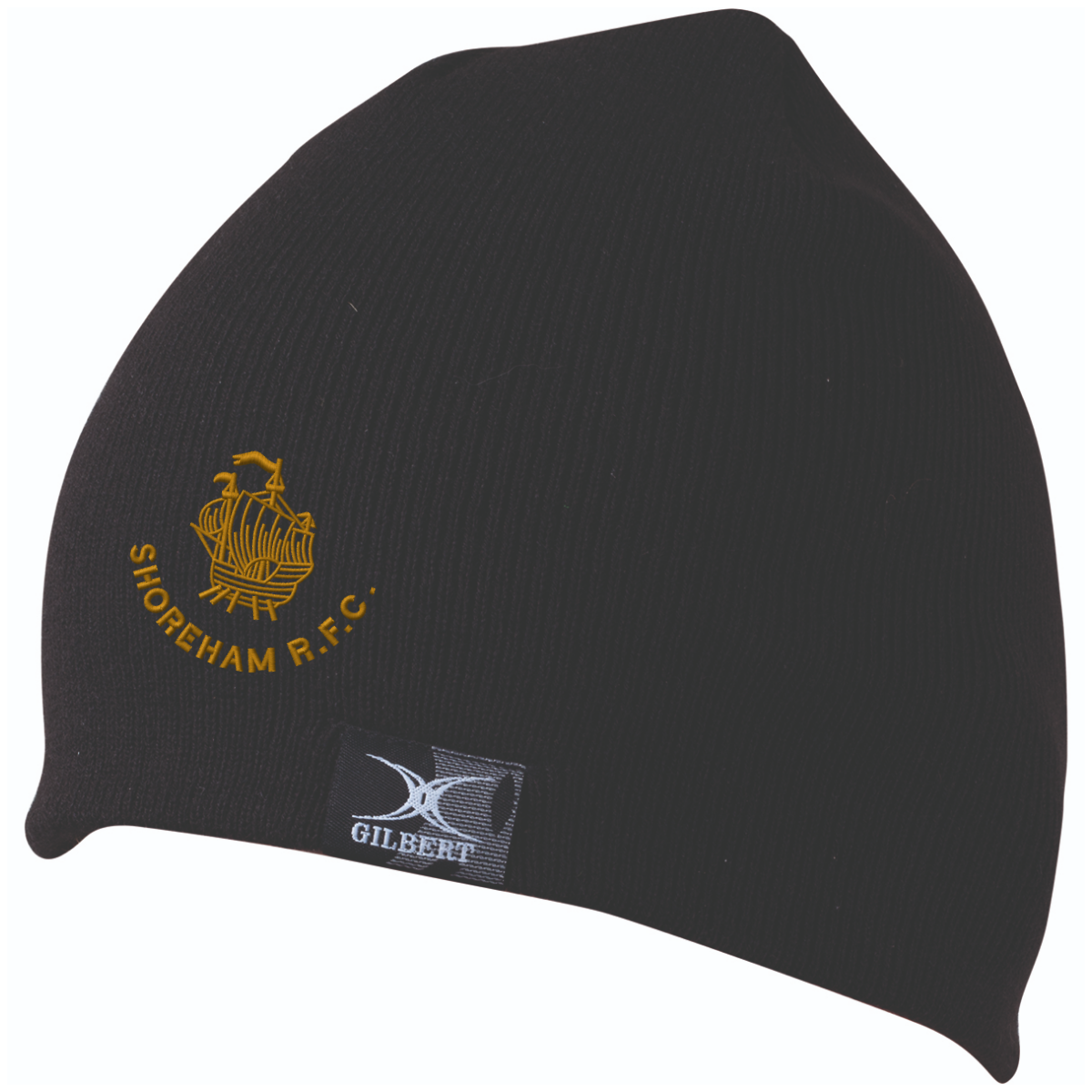 gilbert-rugby-shoreham-rfc-pro-berretto-beanie-nero-adult image 1