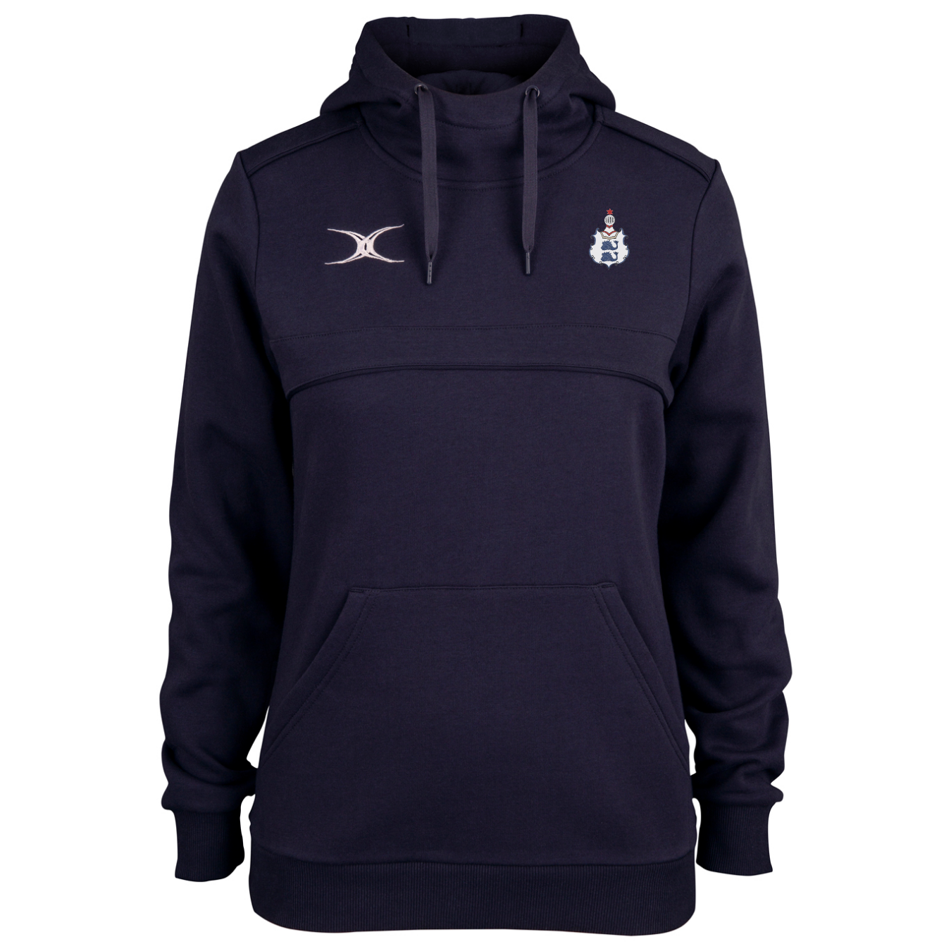 gilbert-rugby-brighton-rfc-photon-felpa-hoodie-donna-blu-navy image 1
