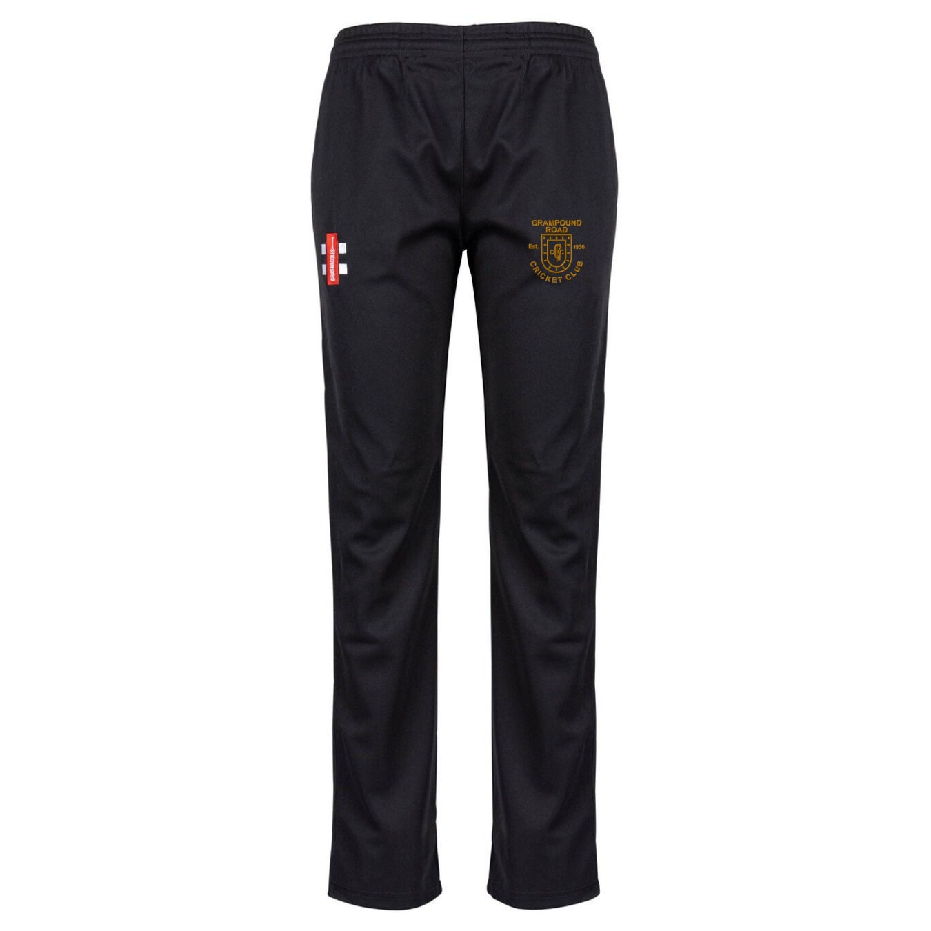gray-nicolls-matrix-v2-pantaloni-cricket-grampound-road-cc-donna-nero image 1