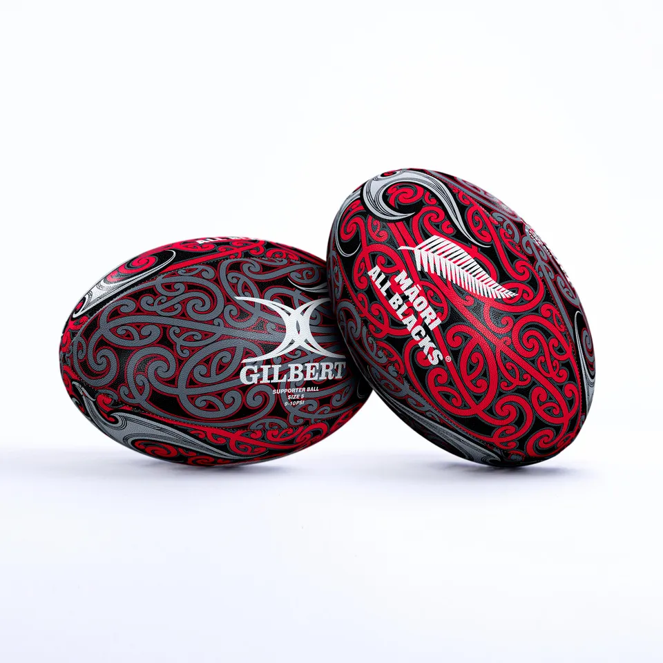 gilbert-rugby-pallone-supporter-all-blacks-m-ori-misura-5 image 1