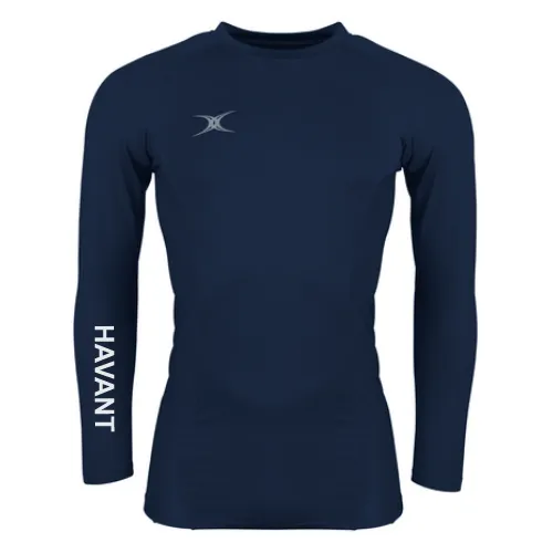 grays-havant-hc-atomic-x-ii-baselayer-top-uomo-blu-navy-maglia-termica-rugby-hoc image 1