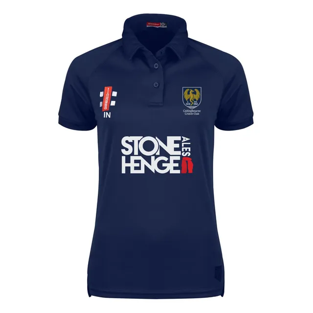 gray-nicolls-matrix-v2-polo-donna-s-s-collingbourne-cc-navy image 1