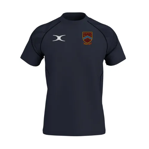 gilbert-rugby-crawley-rfc-gts-t-shirt-manica-corta-senior-blu-navy image 1