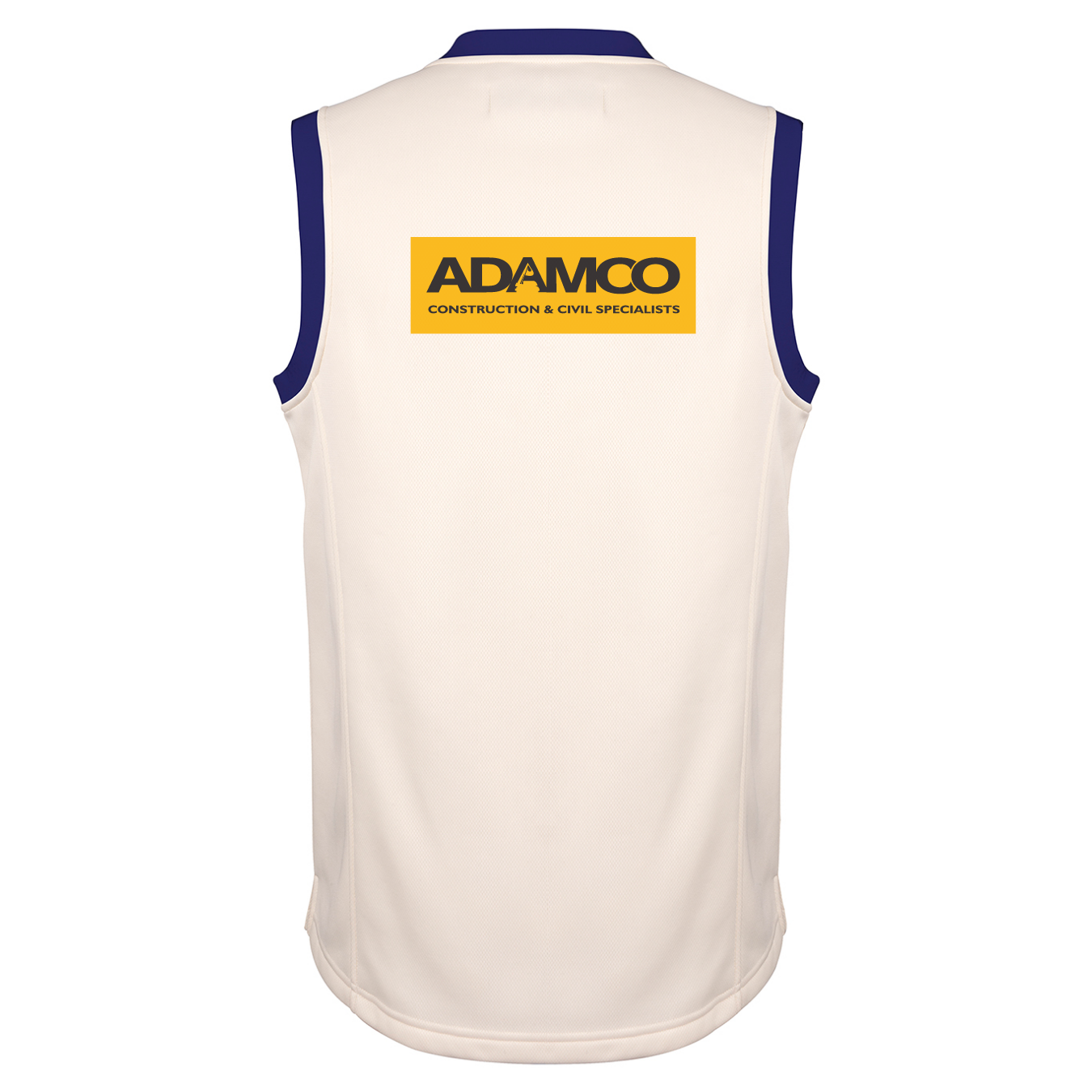 gray-nicolls-cleckheaton-cc-senior-pro-performance-slipover-cricket-avorio-navy image 2