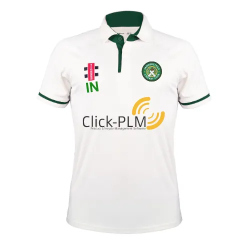 gray-nicolls-pro-performance-v3-maglia-cricket-manica-corta-avorio-verde-sanders image 1