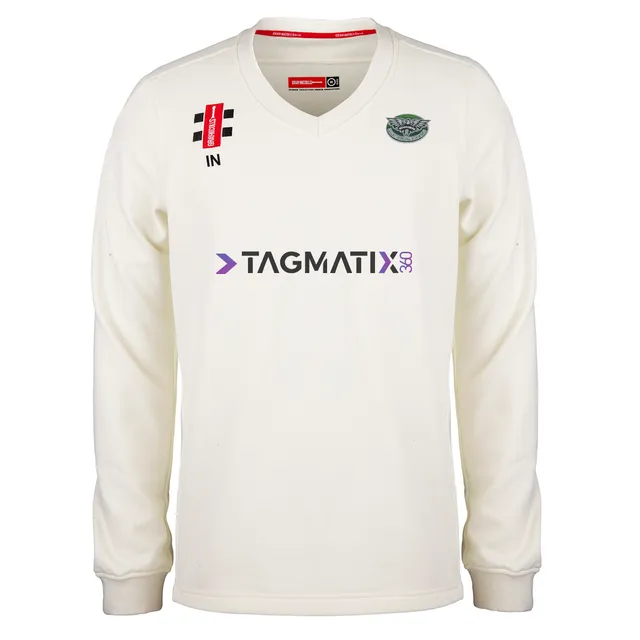 gray-nicolls-ipscol-cc-junior-pro-performance-maglione-match-ivory image 1