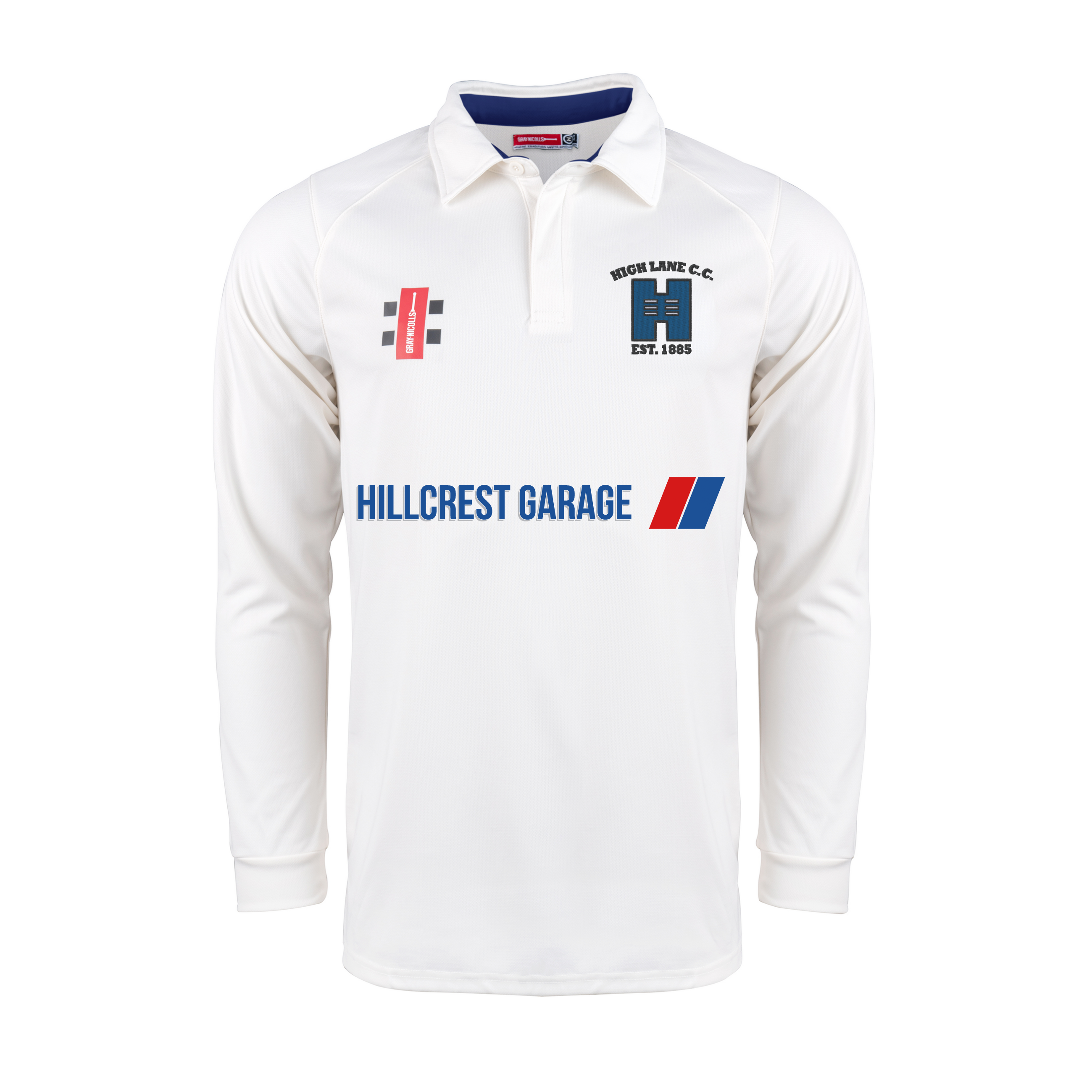gray-nicolls-high-lane-c-c-senior-pro-performance-v2-maglia-cricket-manica-lunga image 1