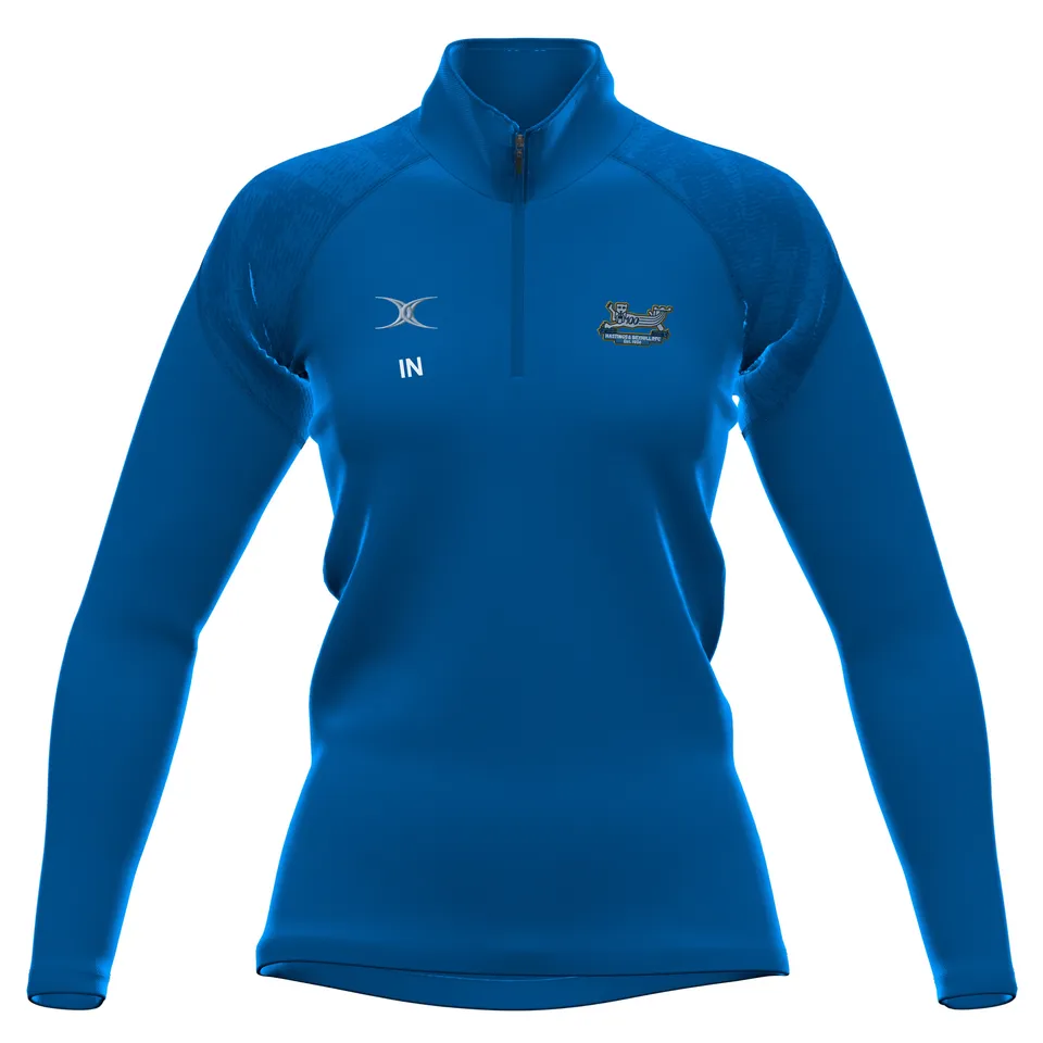 gilbert-rugby-hastings-bexhill-rfc-gts-pile-1-4-zip-donna-royal image 1
